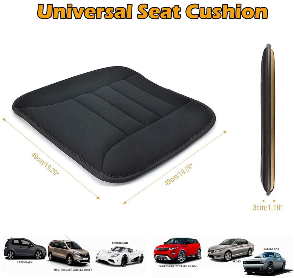 Big Ant Car Seat Cushion Pad Memory Foam Seat Cushion,Pain Relief Cushion  Comfort Seat Protector for Car Office Home