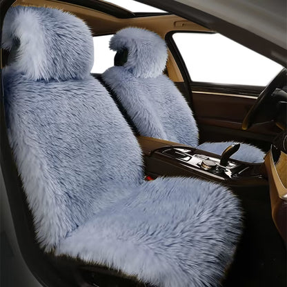 Big Ant Sheepskin Seat Covers, Sleek Design Authentic Australian Full Size Car Seat Pad Soft Long Wool Warm Seat Cover